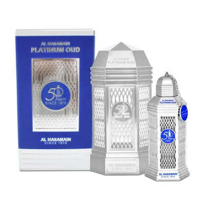 Al Haramain 50 Years Platinum Oud Eau De Parfum Spray In Multi