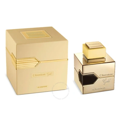 Al Haramain Ladies L'aventure Gold Edp Spray 3.4 oz Fragrances 6291100130092 In Gold / Green / Rose Gold