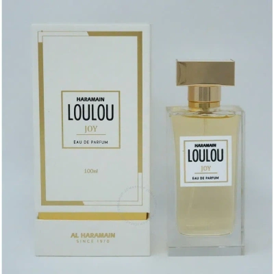 Al Haramain Ladies Loulou Joy Edp Spray 3.3 oz Fragrances 6291106814026 In N/a