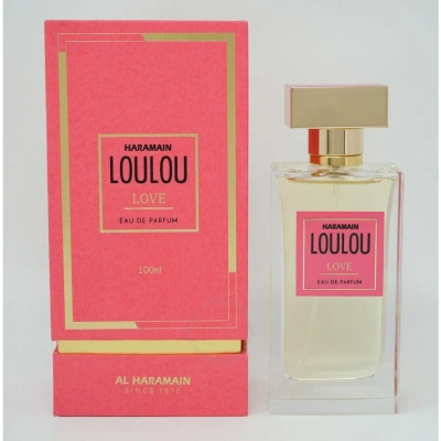 Al Haramain Ladies Loulou Love Edp Spray 3.3 oz Fragrances 6291106814002 In N/a