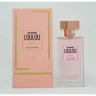 Al Haramain Ladies Loulou Rose Edp Spray 3.3 oz Fragrances 6291106813951