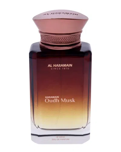 Al Haramain Men's 3.33oz Edp Oudh Musk Edp