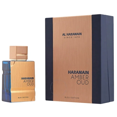 Al Haramain Men's Amber Oud Blue Edp Spray 2 oz Fragrances 6291100130153 In Amber / Blue / Pink