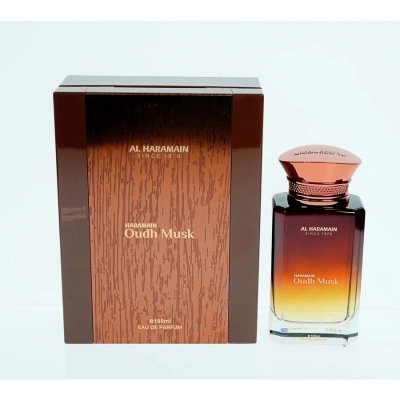 Al Haramain Men's Oudh Musk Edp Spray 3.33 oz Fragrances 6291100133420 In Black