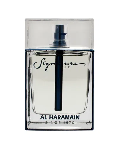 Al Haramain Men's Signature - Blue 3.33oz Edp Spray In Transparent