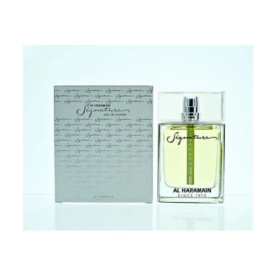 Al Haramain Signature For Men Eau De Toilette Spray 3.33 oz