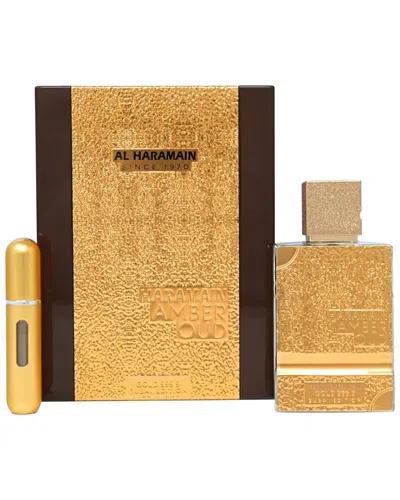 Al Haramain Unisex 2.5oz Amber Oud Gold 999.9 Dubai Edition Extrait De Parfum Spray In Transparent