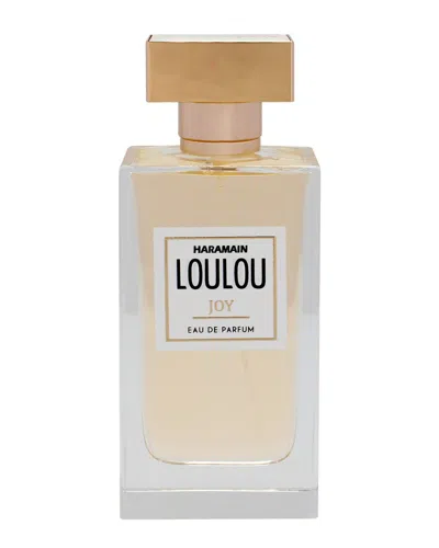 Al Haramain Unisex 3.33oz Loulou Joy Edp In Transparent
