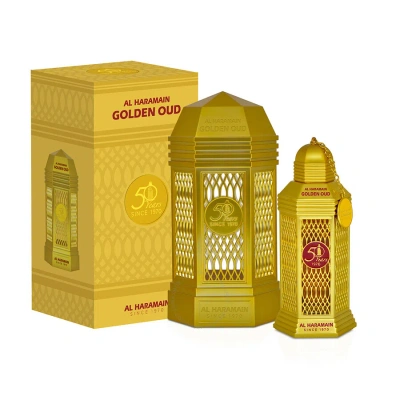 Al Haramain Unisex 50 Years Golden Oudh Edp 3.4 oz Fragrances 6291106811599 In Black / Gold