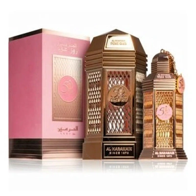 Al Haramain Unisex 50 Years Rose Oud Edp 3.4 oz Fragrances 6291106812428 In Pink / Rose