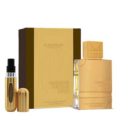 Al Haramain Unisex Amber Oud Gold Edition Extreme Pure Perfume Gift Set Fragrances 6291106813074