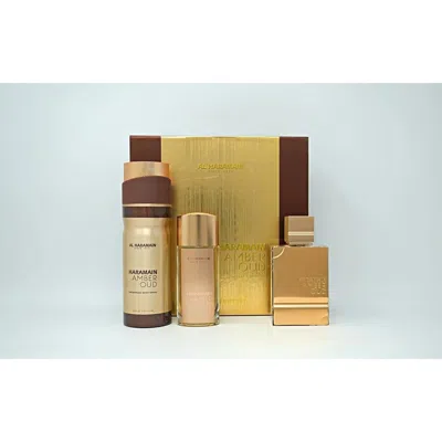 Al Haramain Unisex Amber Oud Gold Gift Set Fragrances 6291106813333 In Multi