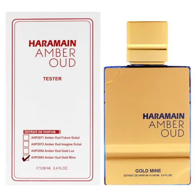 Al Haramain Unisex Amber Oud Gold Mine Extrait De Parfum Spray 3.4 oz (tester) Fragrances 6600001288