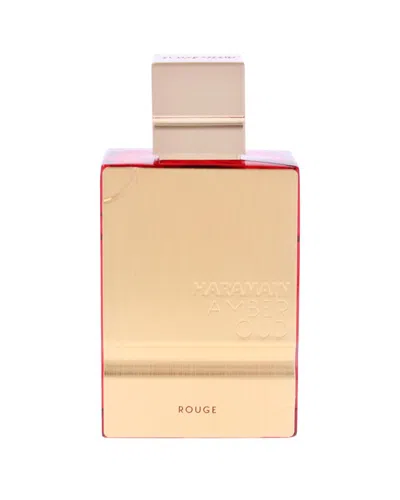 Al Haramain Unisex Amber Oud - Rouge 2oz Edp Spray In Neutral
