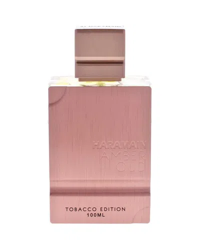 Al Haramain Unisex Amber Oud - Tobacco Edition 3.33oz Edp Spray In Pink