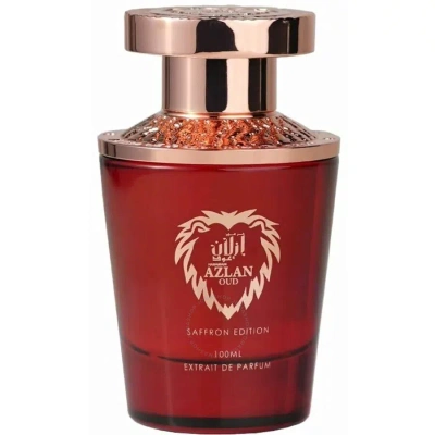 Al Haramain Unisex Azlan Oud Saffron Edition Extrait De Parfum Spray 3.4 oz Fragrances 6291106813357 In White
