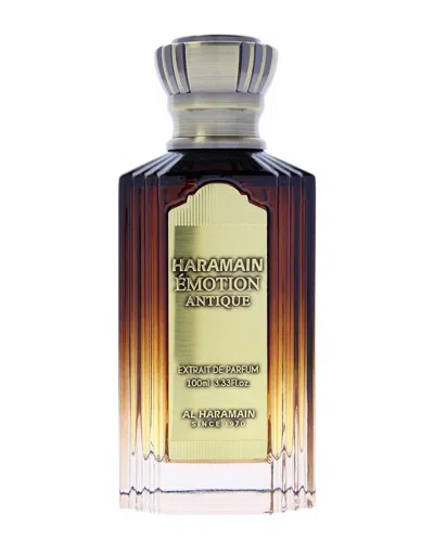 Al Haramain Unisex Emotion - Antique 3.33oz Extrait De Parfum Spray In Transparent