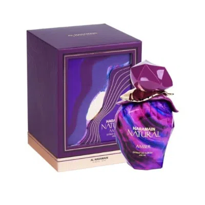 Al Haramain Ladies Natural Amber Extrait De Parfum Spray 3.3 oz Fragrances 291106814576 In Purple
