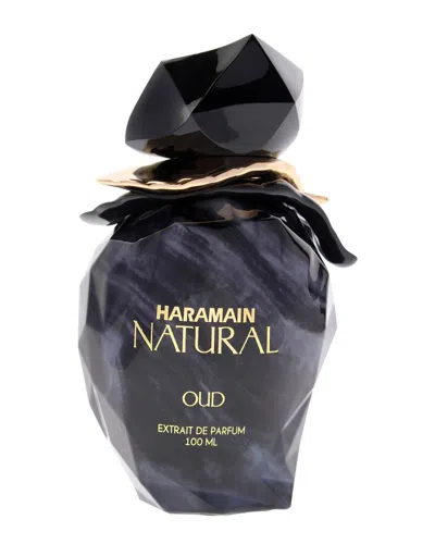 Al Haramain Unisex Natural - Oud 3.33oz Extrait De Parfum Spray In Black