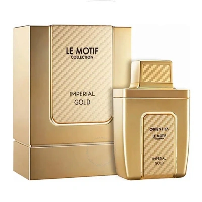 Al Haramain Unisex Orientica Le Motif Imperial Gold Edp Spray 2.8 oz Fragrances 6291109270188 In Gold / Violet