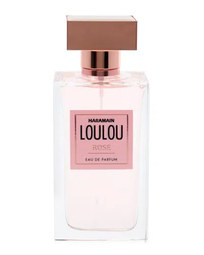 Al Haramain Women's 3.33oz Loulou Rose Edp In White