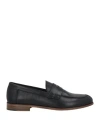 Al Principe Man Loafers Black Size 8 Leather In Black