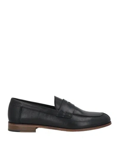 Al Principe Man Loafers Black Size 8 Leather