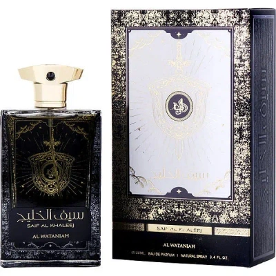 Al Wataniah Unisex Saif Al Khaleej Edp Spray 3.4 oz Fragrances 5055810038571 In Transparent