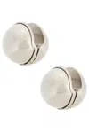 Ala&iuml;a Sphere Earrings In Silver