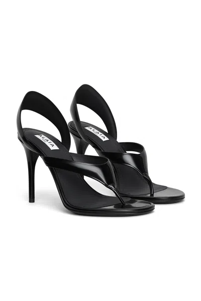 Alaïa Thong Sandal In Noir