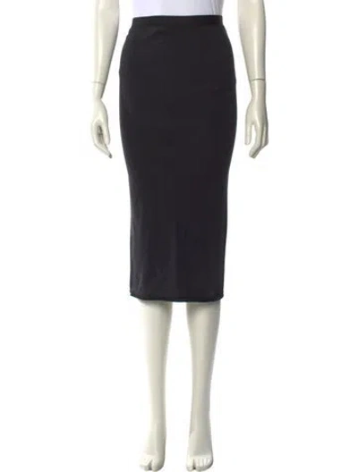 Pre-owned Alabama Chanin Knee-length Skirt In Black