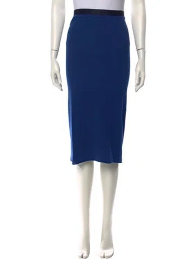 Pre-owned Alabama Chanin Knee-length Skirt In Blue