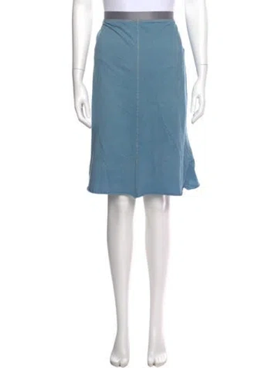 Pre-owned Alabama Chanin Knee-length Skirt In Blue