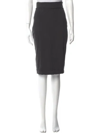 Pre-owned Alabama Chanin Knee-length Skirt In Gray