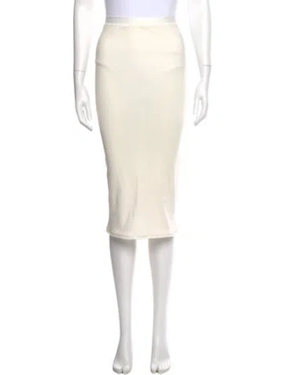 Pre-owned Alabama Chanin Knee-length Skirt In Neutral