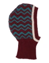 Alabama Muse Woman Hat Burgundy Size Onesize Cashmere, Wool In Red