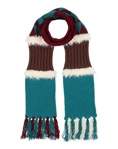 Alabama Muse Woman Scarf Burgundy Size - Cashmere, Wool, Modacrylic, Acetate, Polyester In Red