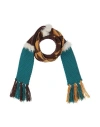 Alabama Muse Woman Scarf Dark Brown Size - Cashmere, Wool, Modacrylic, Acetate, Polyester