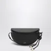 Alaïa Hip East West Grained Leather Cross-body Bag In Black
