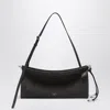 Alaïa Anthracite Gray Nubuck Medium Le Click East West Bag In Gray