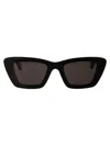 Alaïa Alaia 00 Black Black Grey Acetate Sunglasses In Black