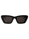 Alaïa Alaia 00 Black Black Grey Acetate Sunglasses In Brown