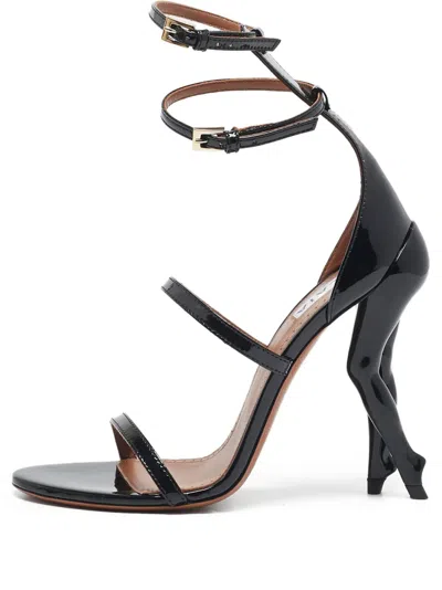 Pre-owned Alaïa 130mm Cabaret Sandals