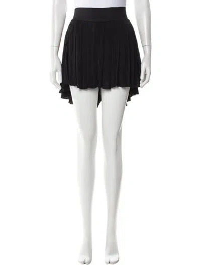 Pre-owned Alaïa 1992 Mini Shorts In Black
