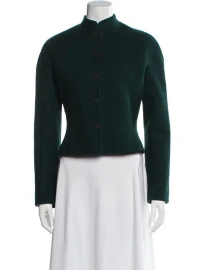 Pre-owned Alaïa 2012 Wool Jacket In Green
