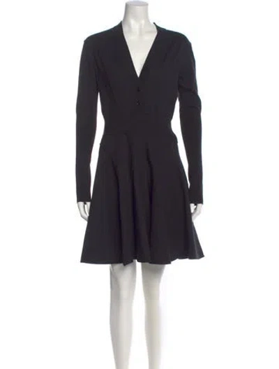Pre-owned Alaïa 2022 Mini Dress In Black