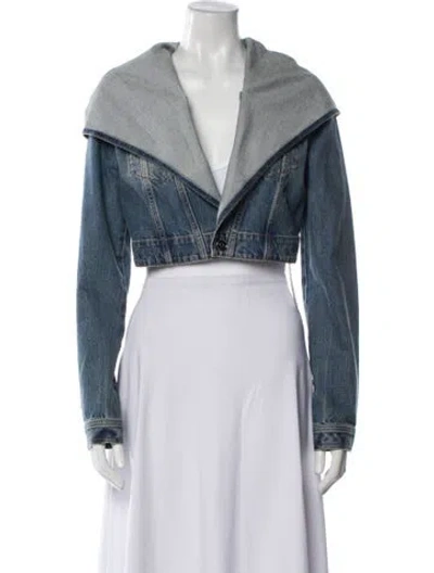 Pre-owned Alaïa 2023 Denim Jacket In Blue