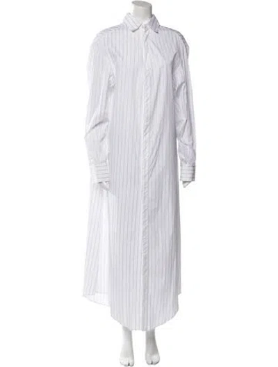 Pre-owned Alaïa 2023 Long Dress In White