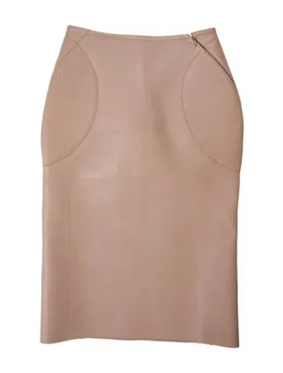Pre-owned Alaïa 2024 Knee-length Skirt In Pink