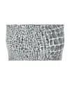 Alaïa 3d Crocodile Stretch Knitted Jacquard Vest In Gray